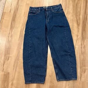 Abercrombie & Finch Barrel Jean Mid-Rise (women size 29)